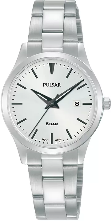 Pulsar PH7539X1 Horloge staal zilverkleurig-wit 28 mm