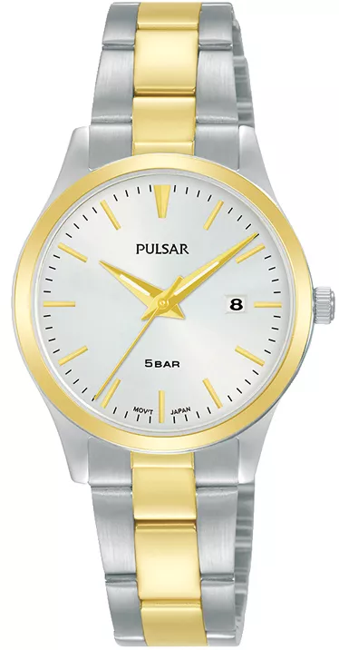 Pulsar PH7542X1 Horloge staal zilver- en goudkleurig 28 mm