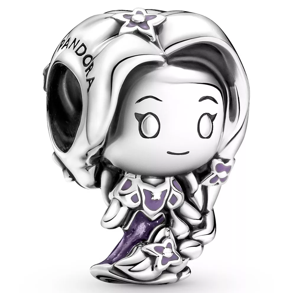 Pandora Disney 799498C01 Bedel Rapunzel zilver-emaille lavendelpaars