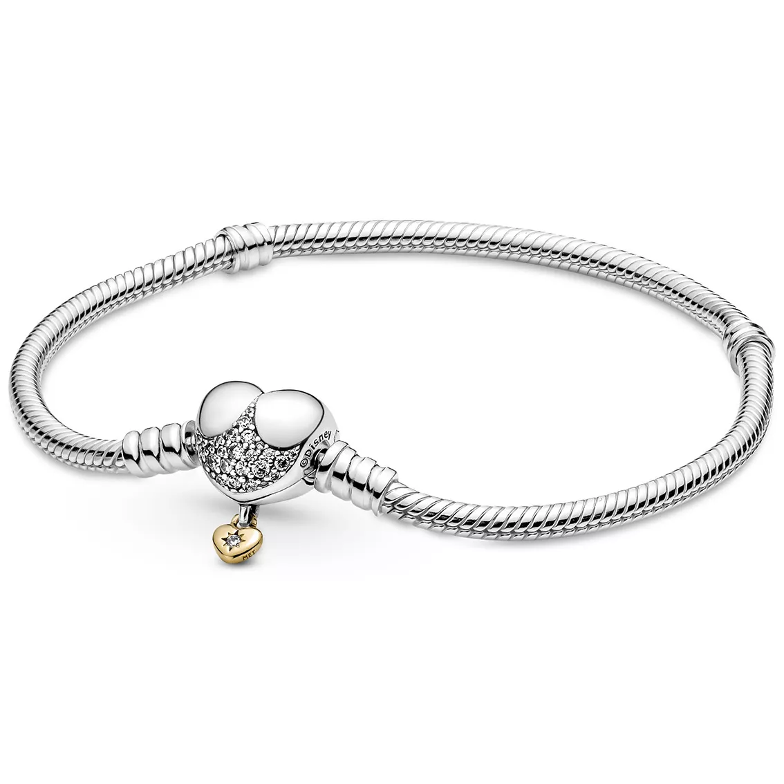 Pandora Disney 569563C01 Armband Heart zilver-zirconia goud-en zilverkleurig