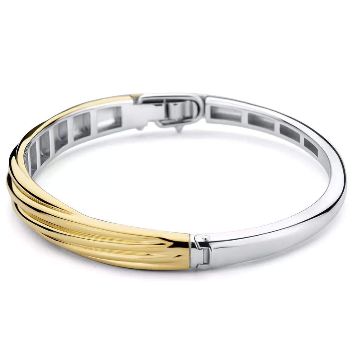 TI SENTO-Milano 2969SY Armband Bangle zilver goudkleurig 50 x 60 mm