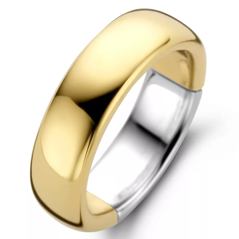 TI SENTO-Milano 12235SY Ring zilver goudkleurig 6 mm 