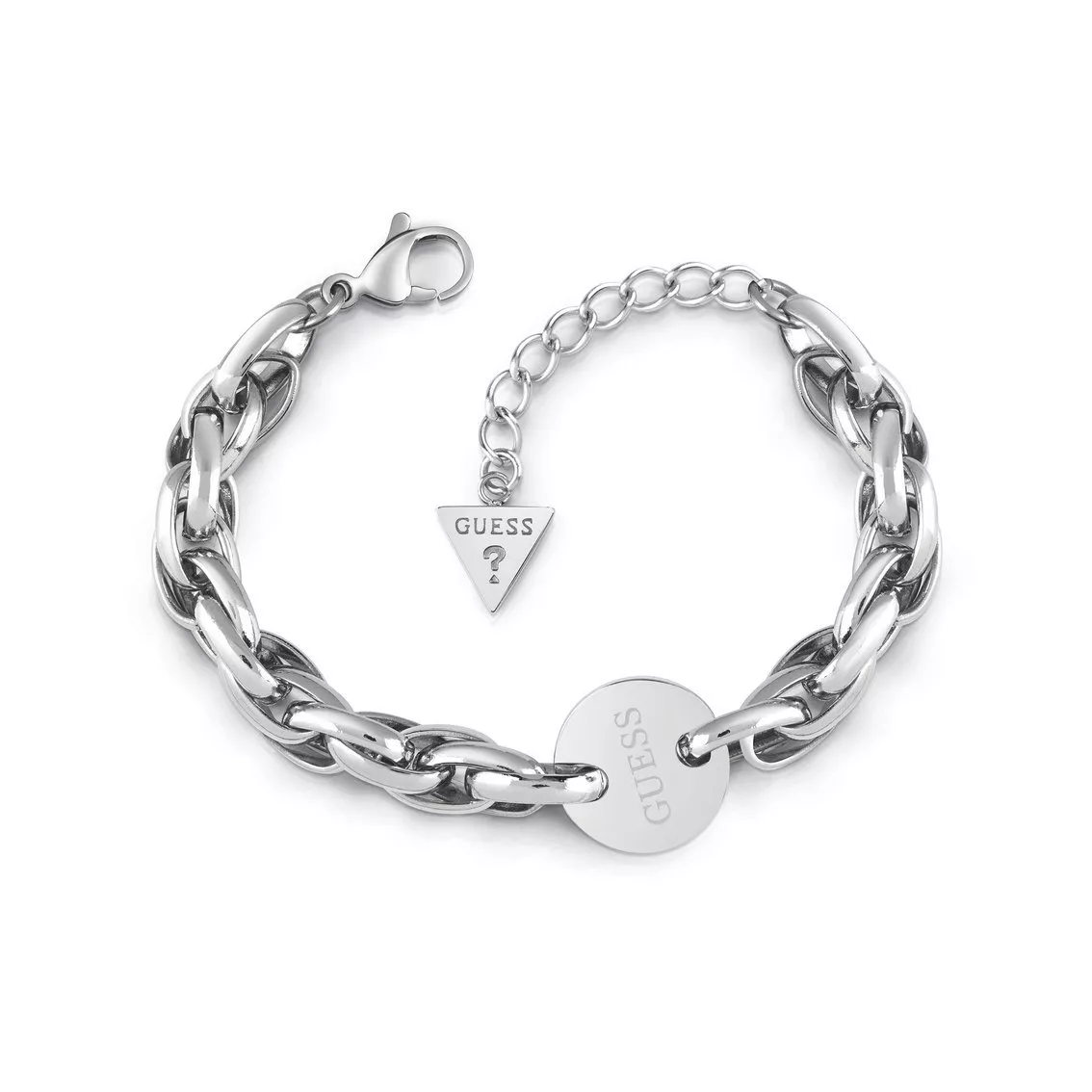 GUESS UBB29031-S Armband Chain Reaction staal zilverkleurig 14,6 x 18.5 cm