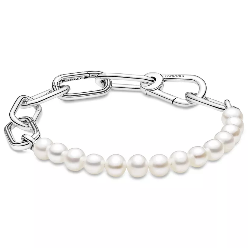 Pandora Me 599694C01 Armband Freshwater Cultured Pearl zilver 8,6 mm