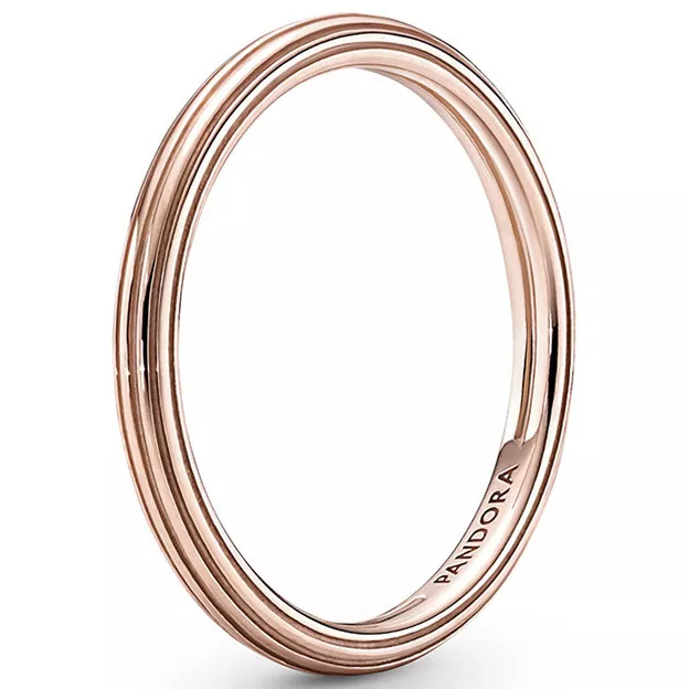 Pandora Me 189591C00 Ring Stackable zilver rosekleurig 