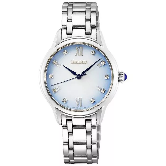 Seiko SRZ539P1 Horloge Bleu Mop 140th Aniversary Limited Edition 29 mm