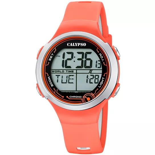 Calypso K5799/2 Horloge Digitaal kunststof-rubber oranje 40 mm