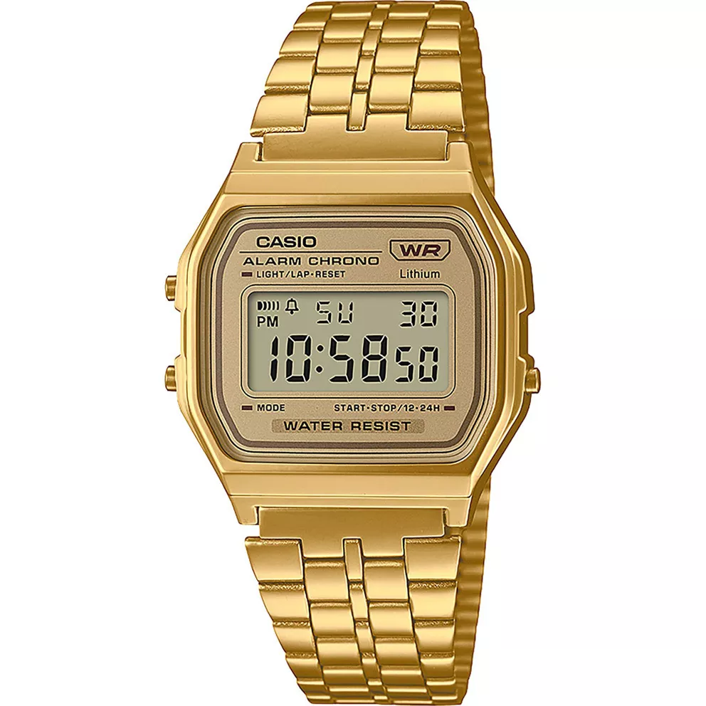 Casio A158WETG-9AEF Horloge Vintage goudkleurig