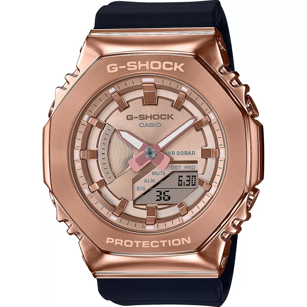 Casio G-Shock GM-S2100PG-1A4ER Metal Covered CasiOak rosé-lady 41 mm