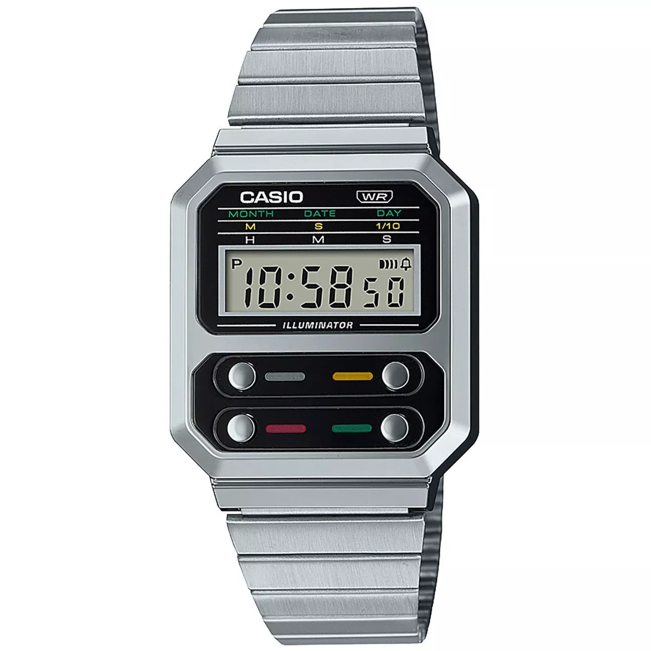 Casio horloge A100WE-1AEF Vintage chronograaf 32 mm