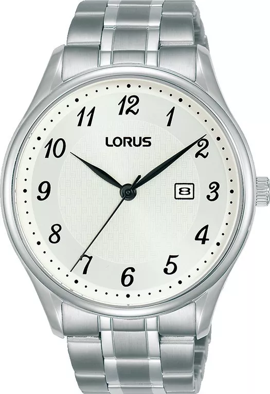 Lorus RH907PX9 Horloge staal zilverkleurig-wit 42 mm