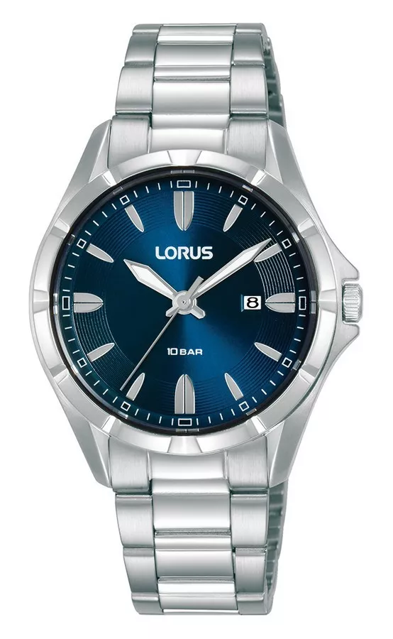 Lorus RJ253BX9 Horloge staal zilverkleurig-blauw 32 mm