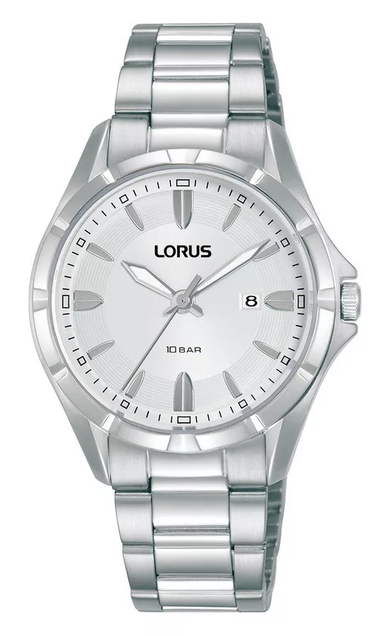 Lorus RJ255BX9 Horloge staal zilverkleurig-wit 32 mm