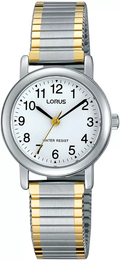 Lorus RRS79VX5 Horloge Rekband staal zilver- en goudkleurig