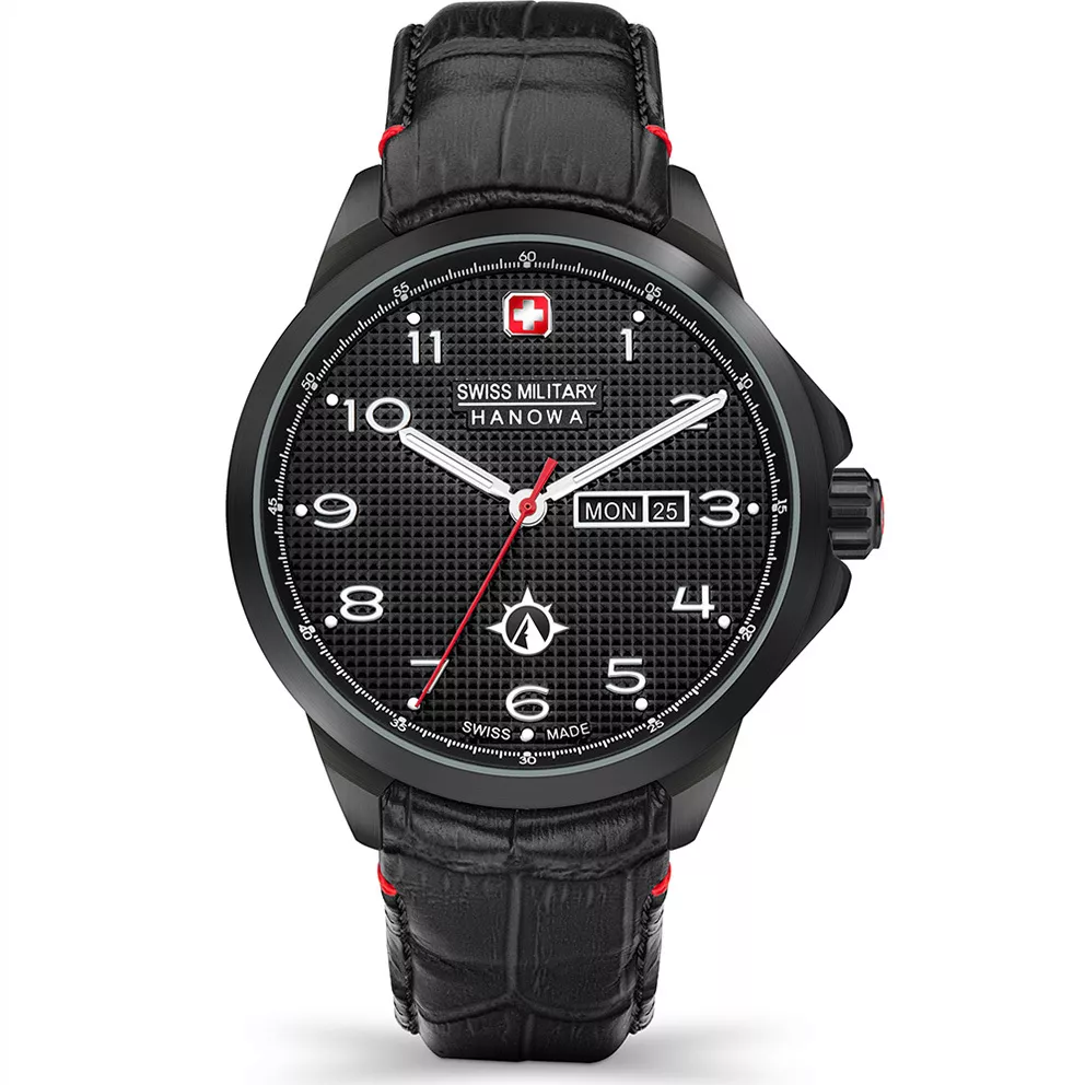 Swiss Military Hanowa SMWGB2100330 Horloge Puma 45 mm zwart