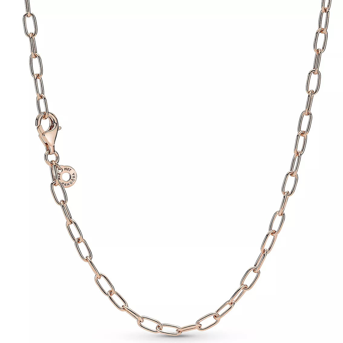 Pandora 389410C00 Ketting Link Chain zilver rosekleurig 50 cm