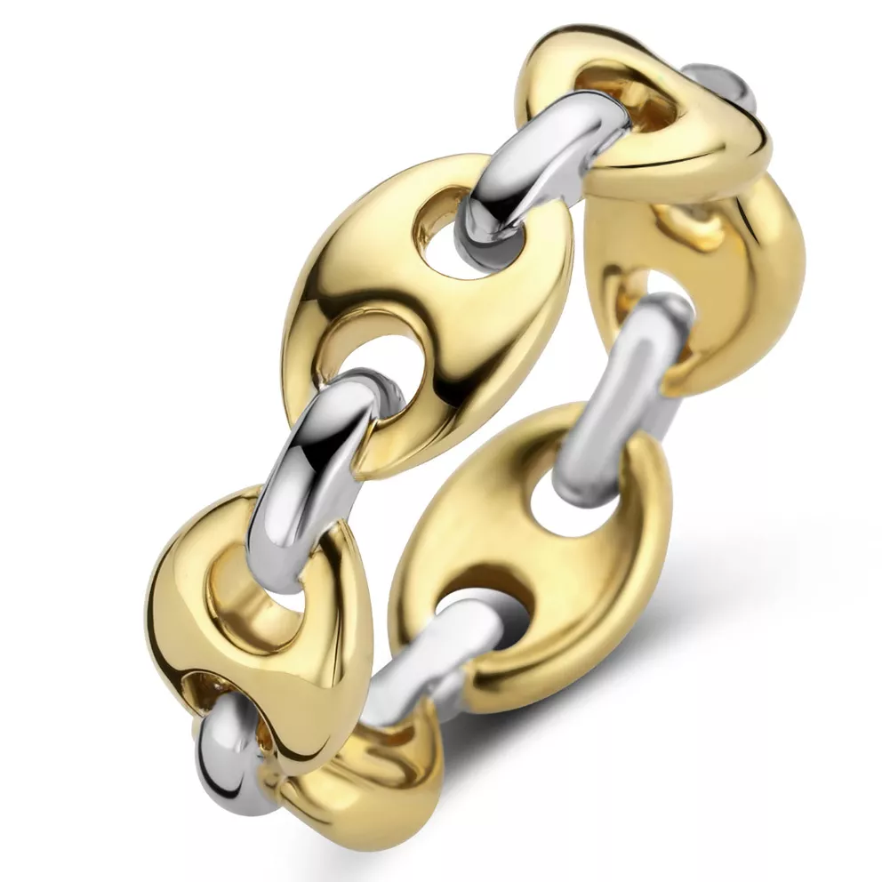 TI SENTO-Milano 12256SY Ring zilver goud-en zilverkleurig 6 mm