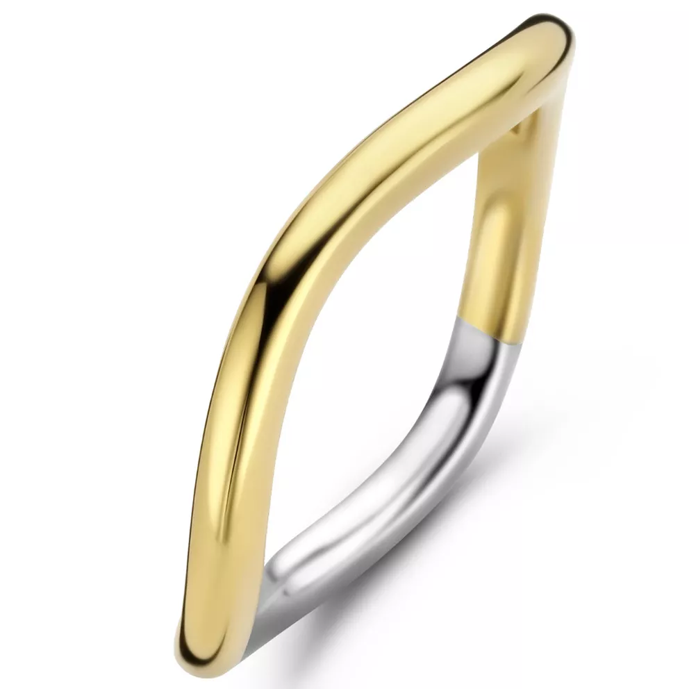 TI SENTO-Milano 12260SY Ring zilver goud-en zilverkleurig 2 mm