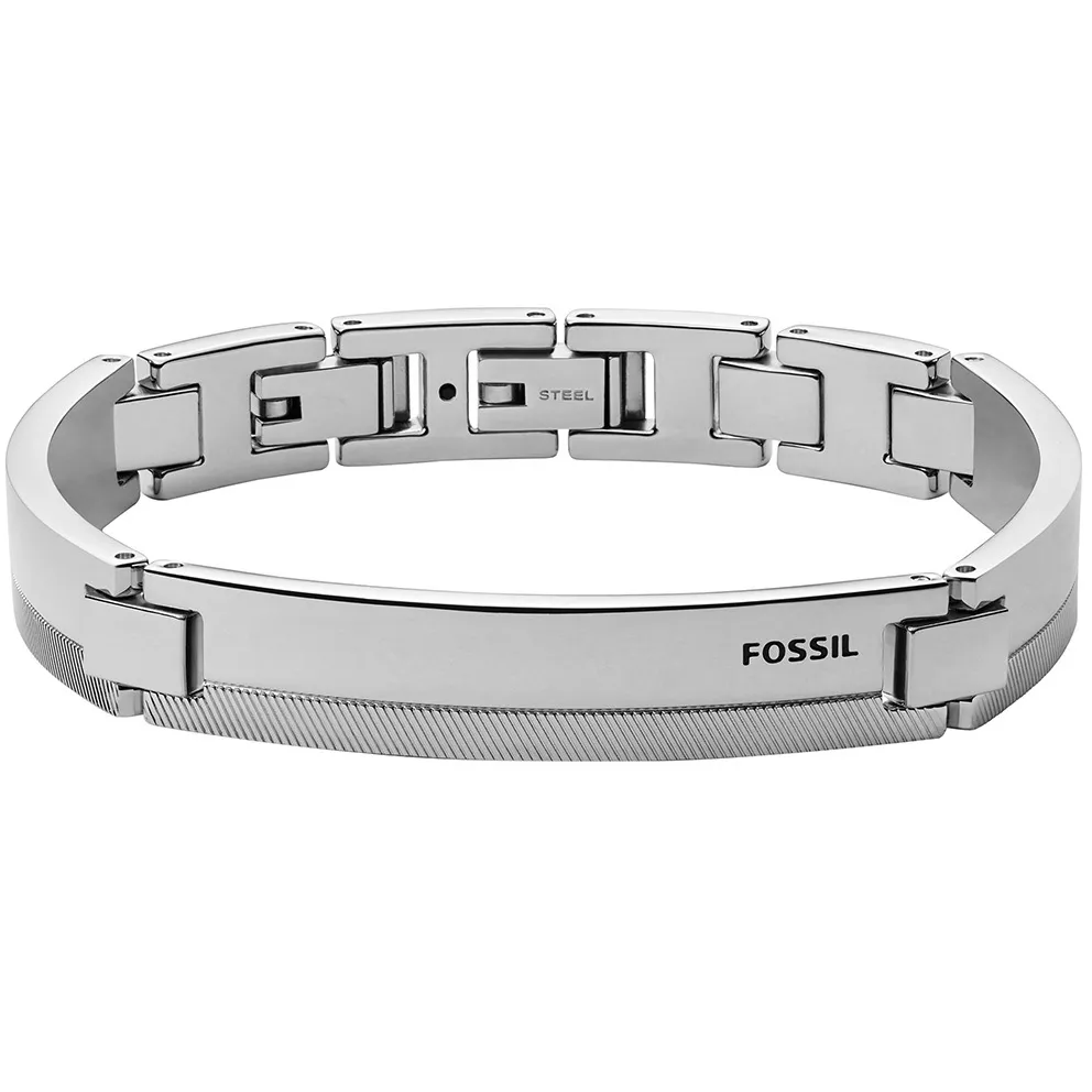 Fossil JF03995040 Armband Vintage Casual staal zilverkleurig