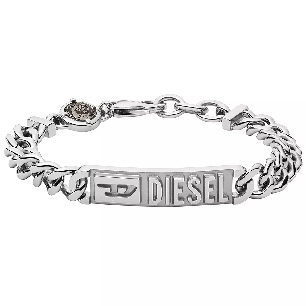 Diesel DX1225040 Armband staal zilverkleurig 18-19,5 cm