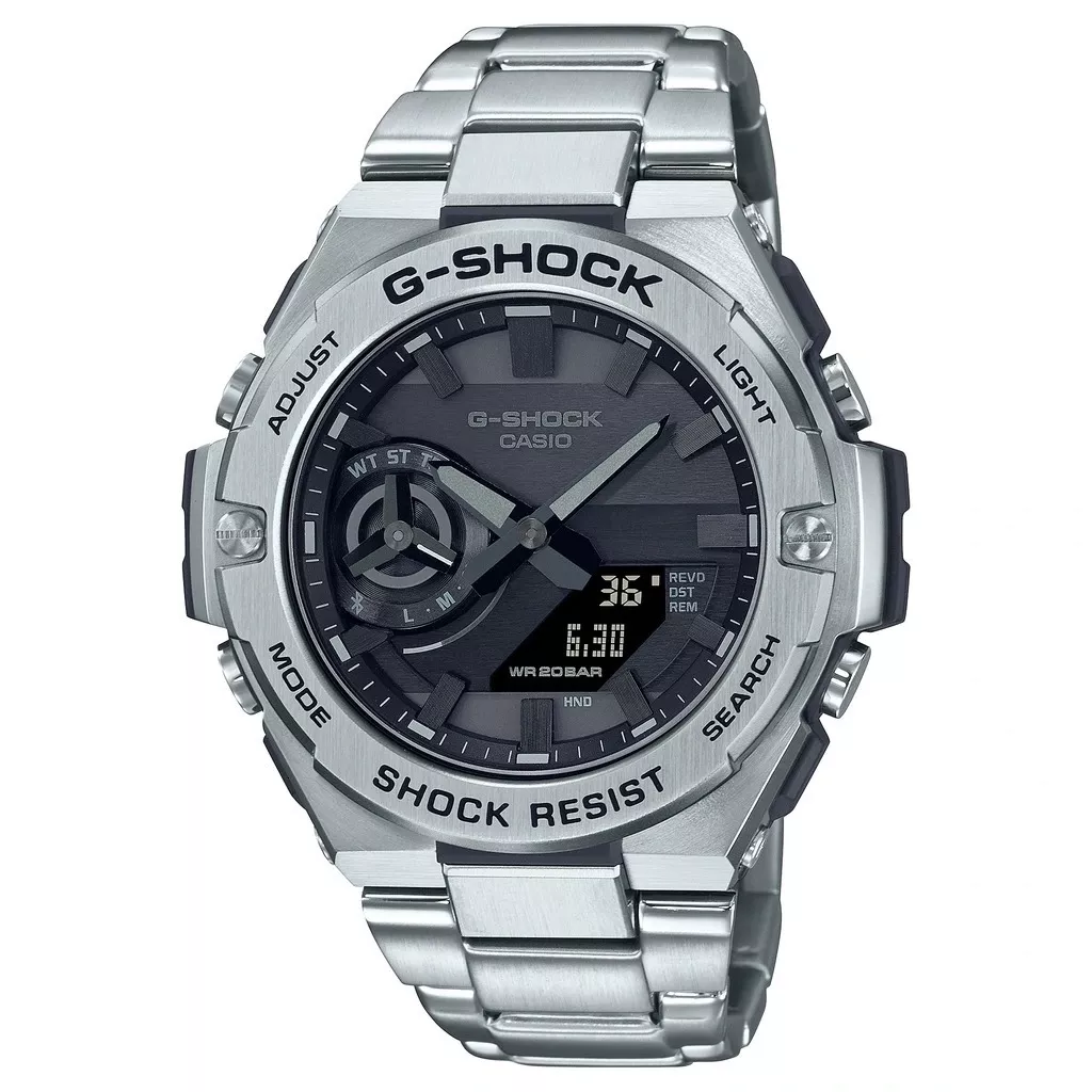 Casio G-Shock steel GST-B500D-1A1ER Solar en Bluetooth 46 mm