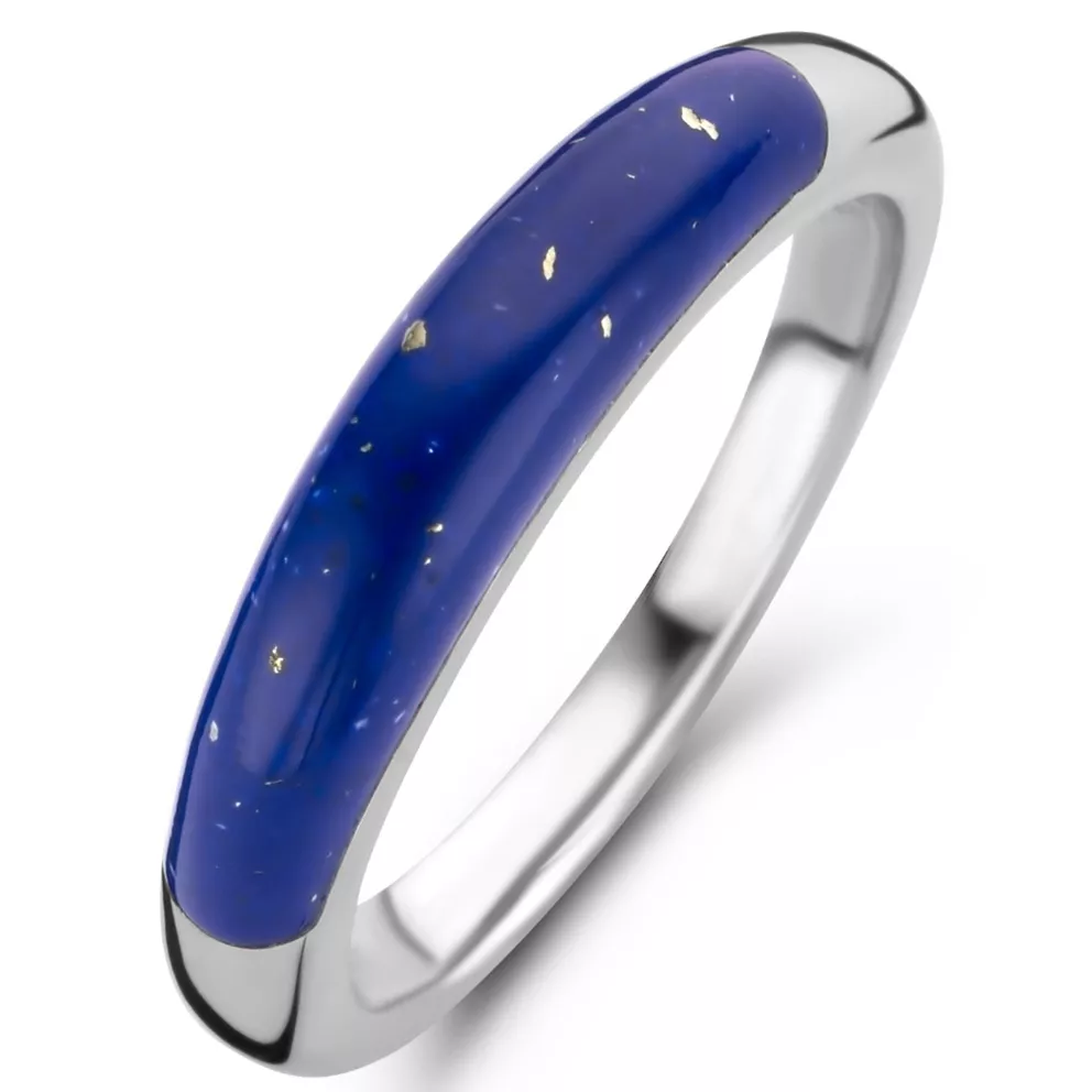 TI SENTO-Milano 12230BL Ring zilver lapisblauw 4 mm