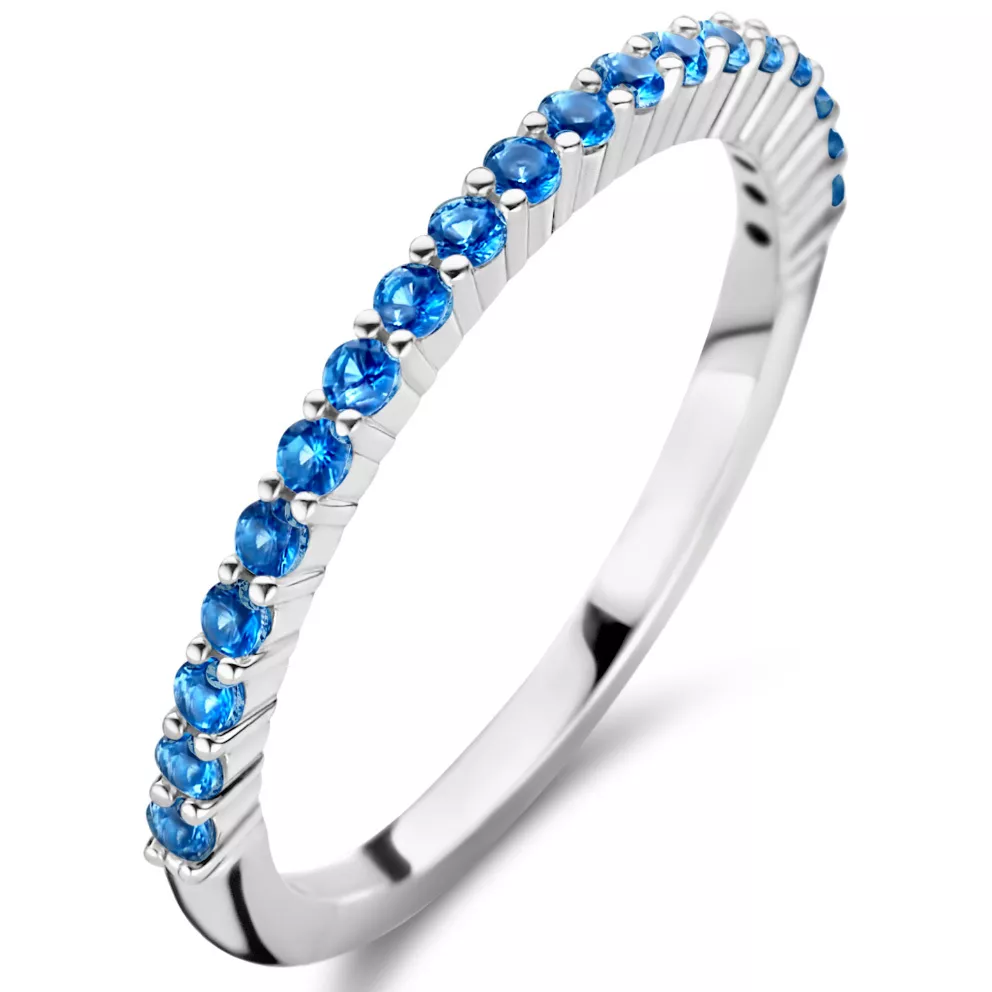 TI SENTO-Milano 12268DB Ring zilver-kleursteen lapisblauw 1,5 mm
