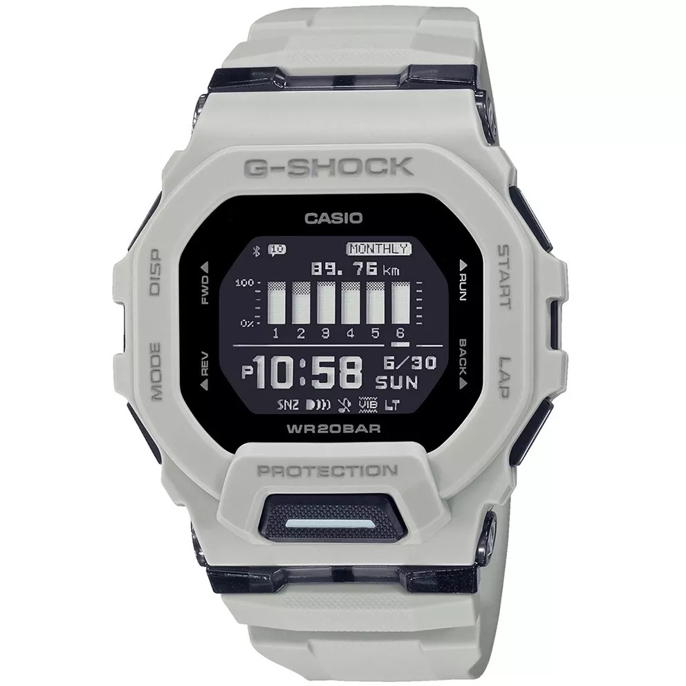 Casio G-Shock GBD-200UU-9AER horloge G-Squad sport grijs 49 mm
