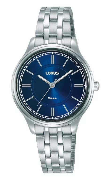 Lorus RG205VX9 Horloge staal zilverkleurig-blauw 32 mm 