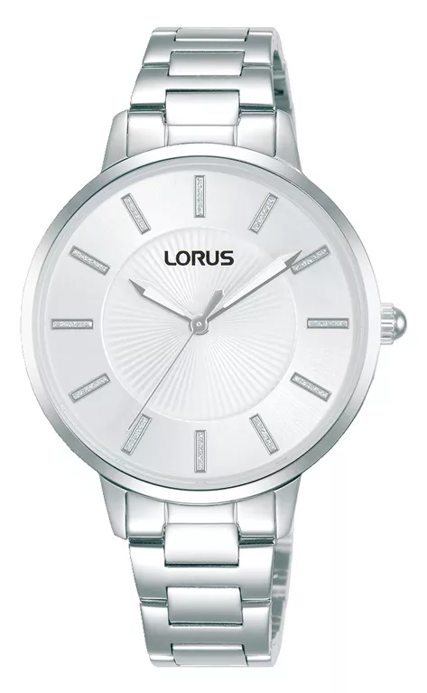 Lorus RG215VX9 Horloge staal zilverkleurig-wit 34 mm