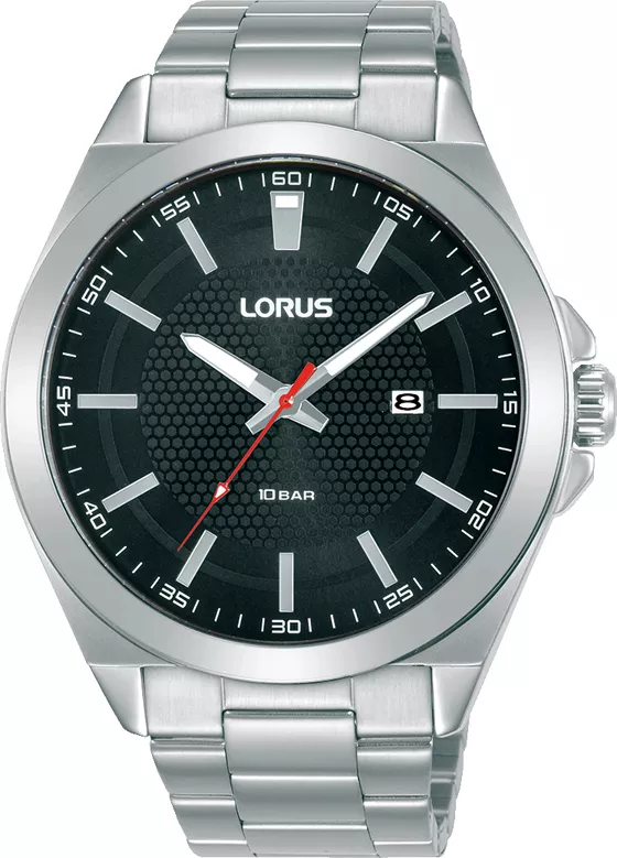 Lorus RH933PX9 Horloge staal zilverkleurig-zwart 44 mm 