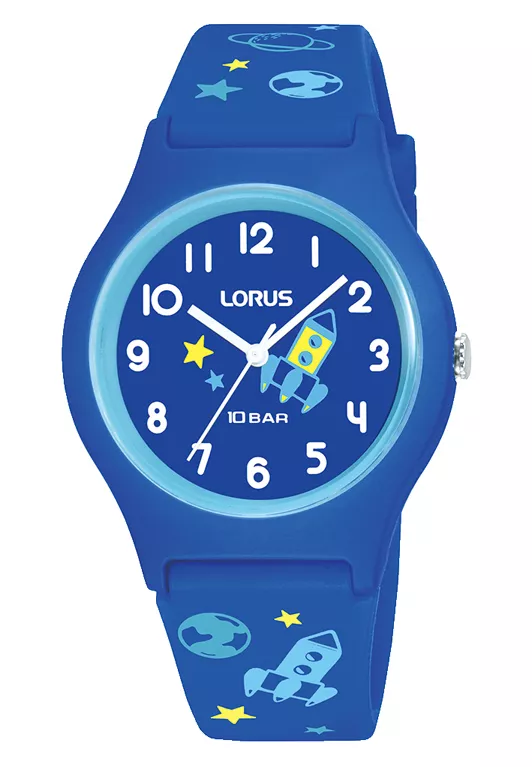 Lorus RRX45HX9 Horloge Young siliconen blauw 34 mm