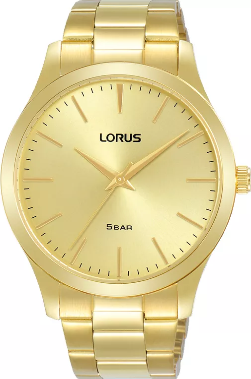Lorus RRX70HX9 Horloge staal goudkleurig-champagne 40 mm