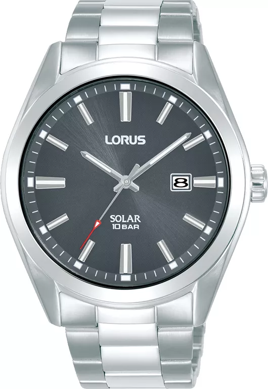 Lorus RX333AX9 Horloge Solar staal zilverkleurig-grijs 42 mm