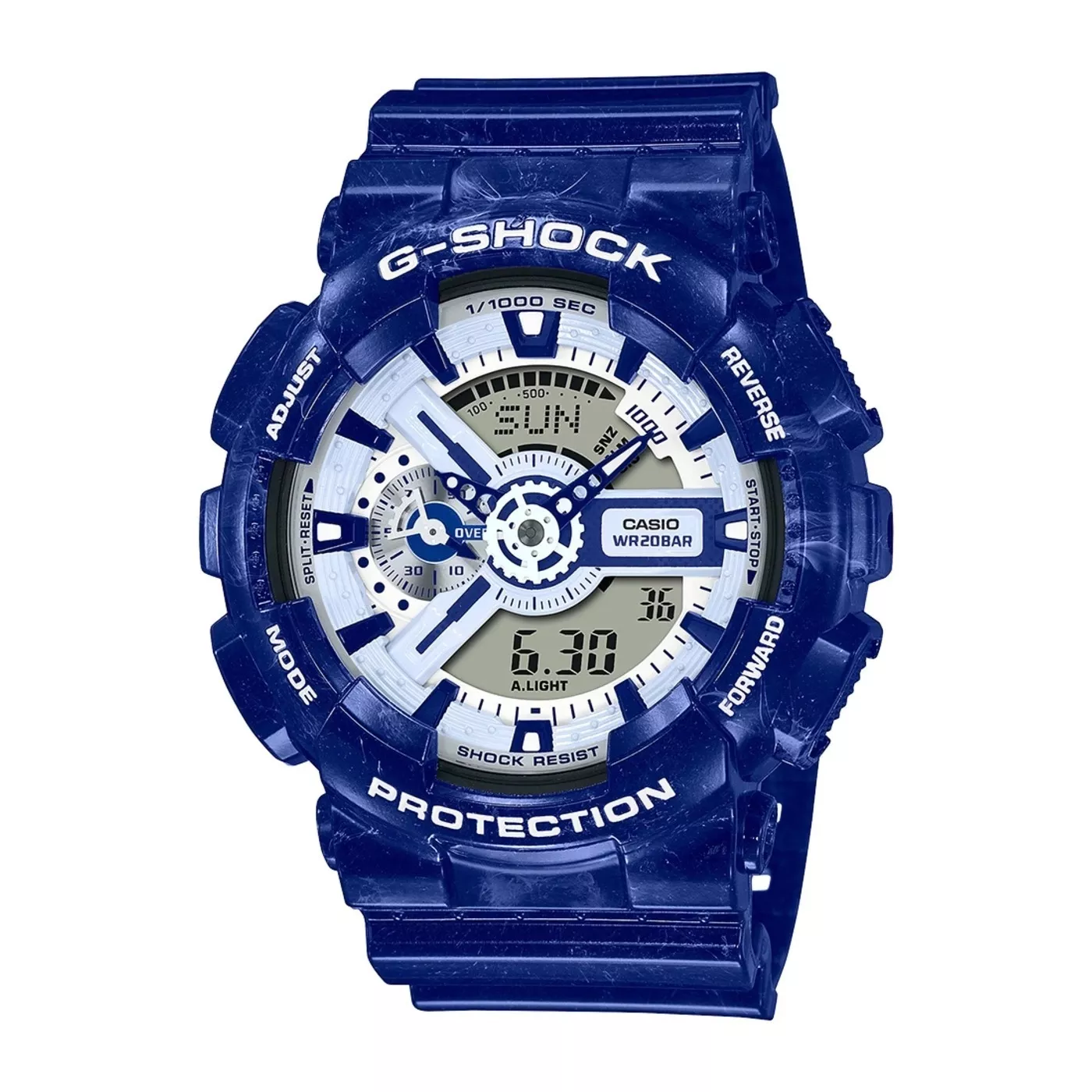 Casio G-Shock GA-110BWP-2AER Horloge blauw antimagnetisch 51 mm