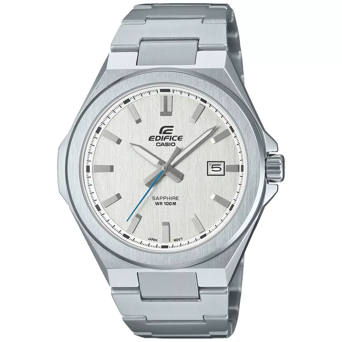 Casio Edifice EFB-108D-7AVUEF Horloge saffierglas, grijs 45 mm