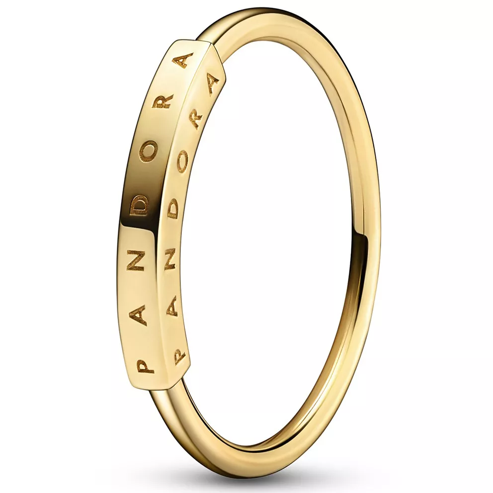Pandora Gold 152230C00 Ring Signature I-D geelgoud