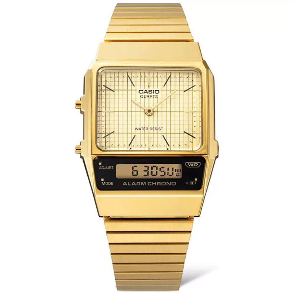 Casio horloge AQ-800EG-9AEF vintage dames New Combi