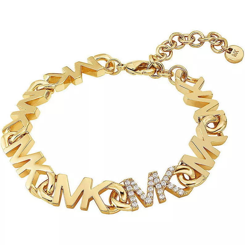Michael Kors MKJ7953710 Armband Premium messing-zirconia goudkleurig-wit 17-19,5 cm