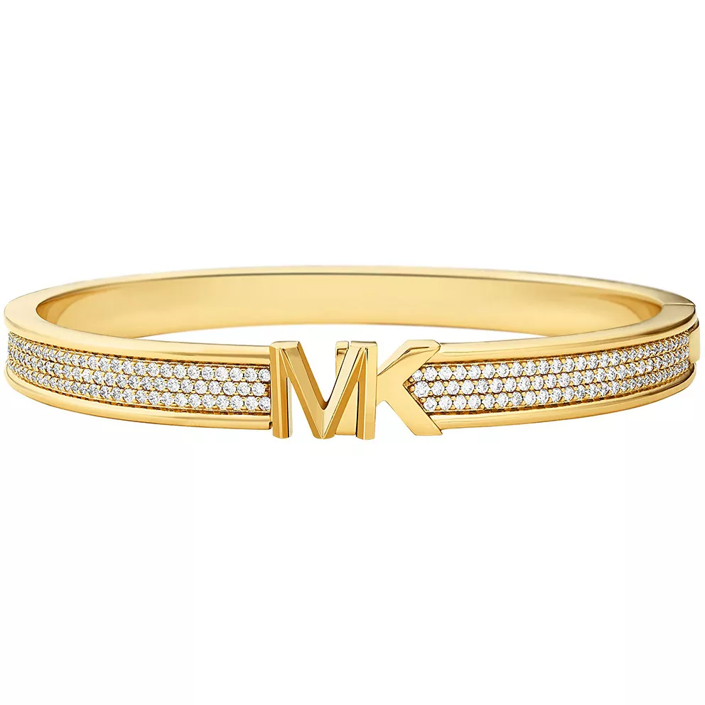Michael Kors MKJ7963710 Armband Bangle Premium staal goudkleurig-wit