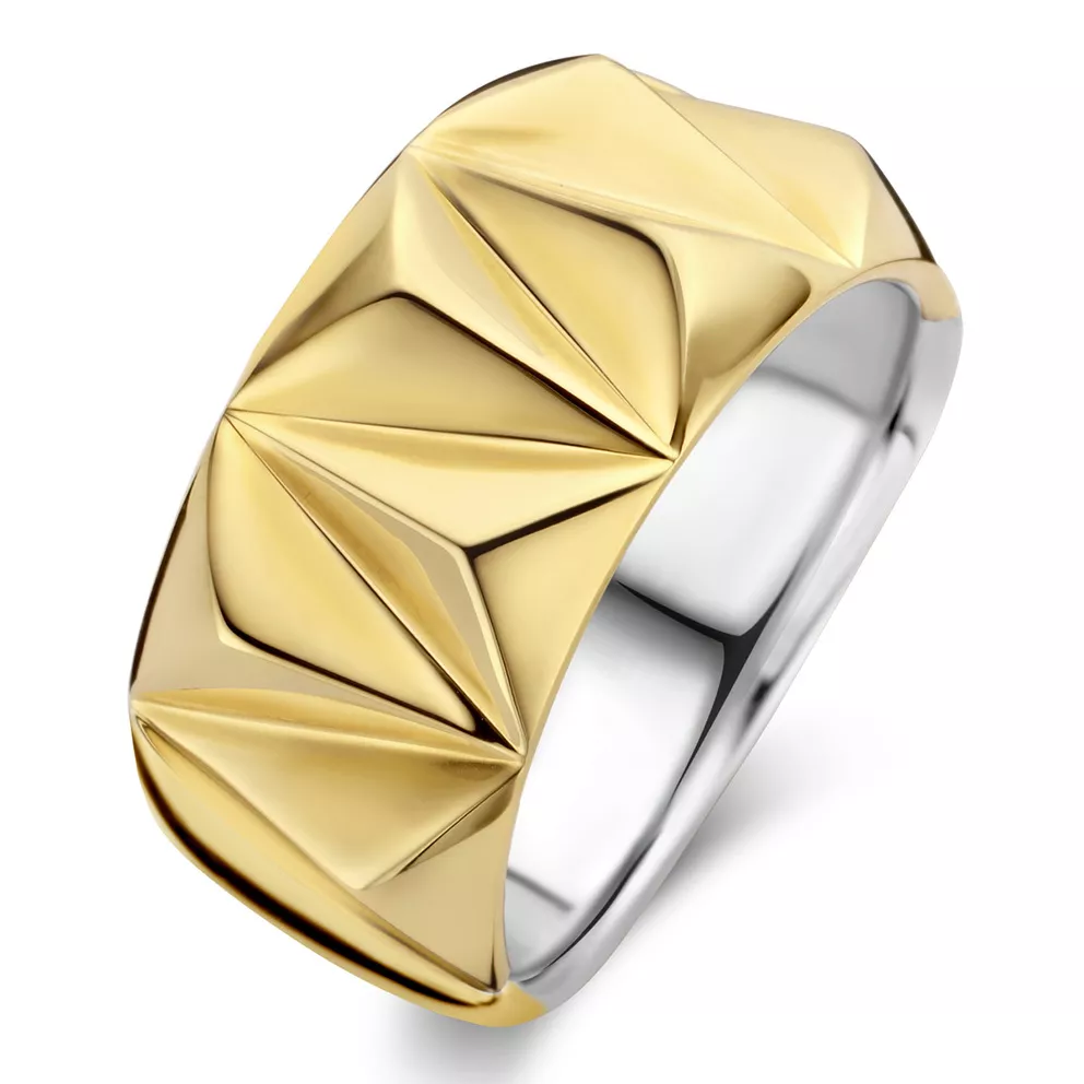 TI SENTO-Milano 12279SY Ring zilver goud-en zilverkleurig 10 mm