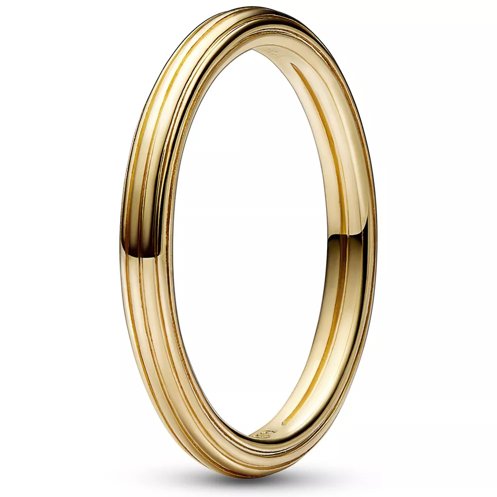 Pandora Me 169591C00 Ring Stackable zilver goudkleurig 2 mm