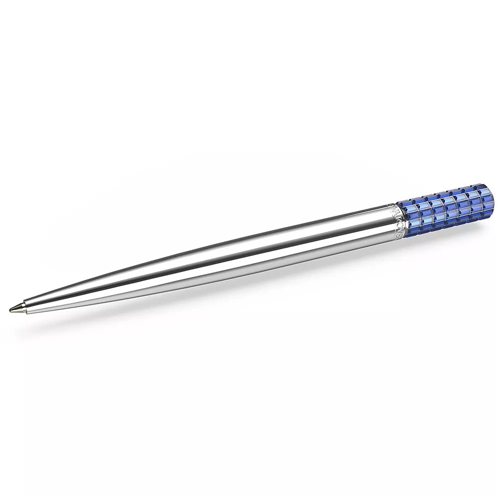 Swarovski 5647831 Pen Lucent ballpoint verchroomd zilverkleurig-blauw 13 x 1 cm