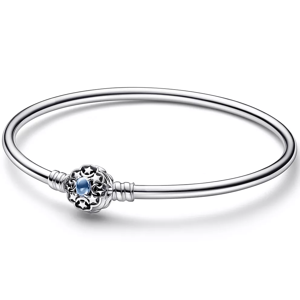 Pandora Disney 592342C01 Armband Bangle Aladdin Princess Jasmine zilver-kristal blauw