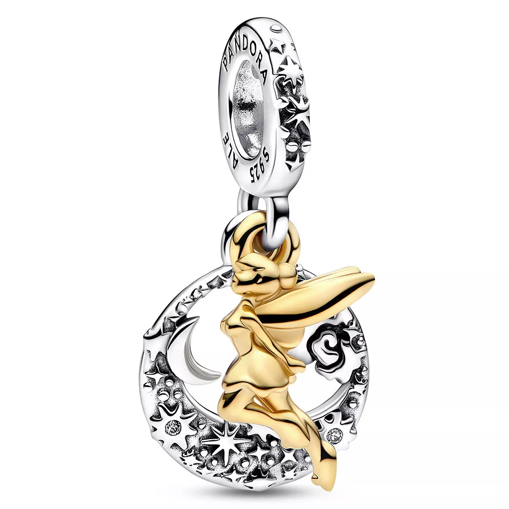 Pandora Disney 762517C01 Hangbedel Tinker Bell Celestial Night zilver goudkleurig