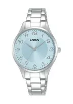 Lorus RG265VX9 Horloge staal zilverkleurig-lichtblauw 32 mm