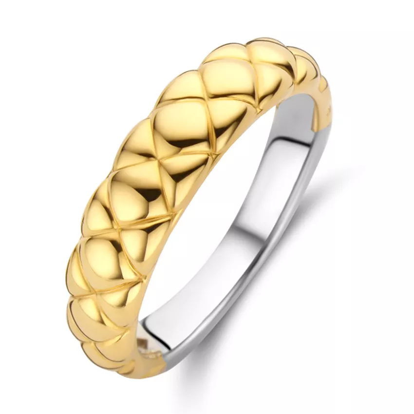 TI SENTO-Milano 12289SY Ring zilver goudkleurig 5 mm