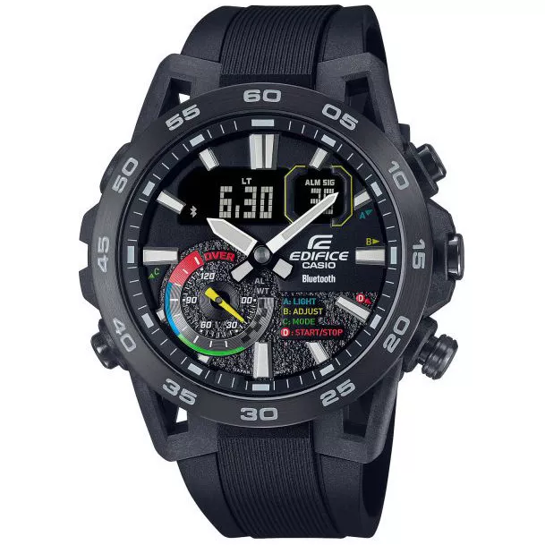 Casio Edifice ECB-40MP-1AEF Motorsport-horloge bluetooth 48 mm