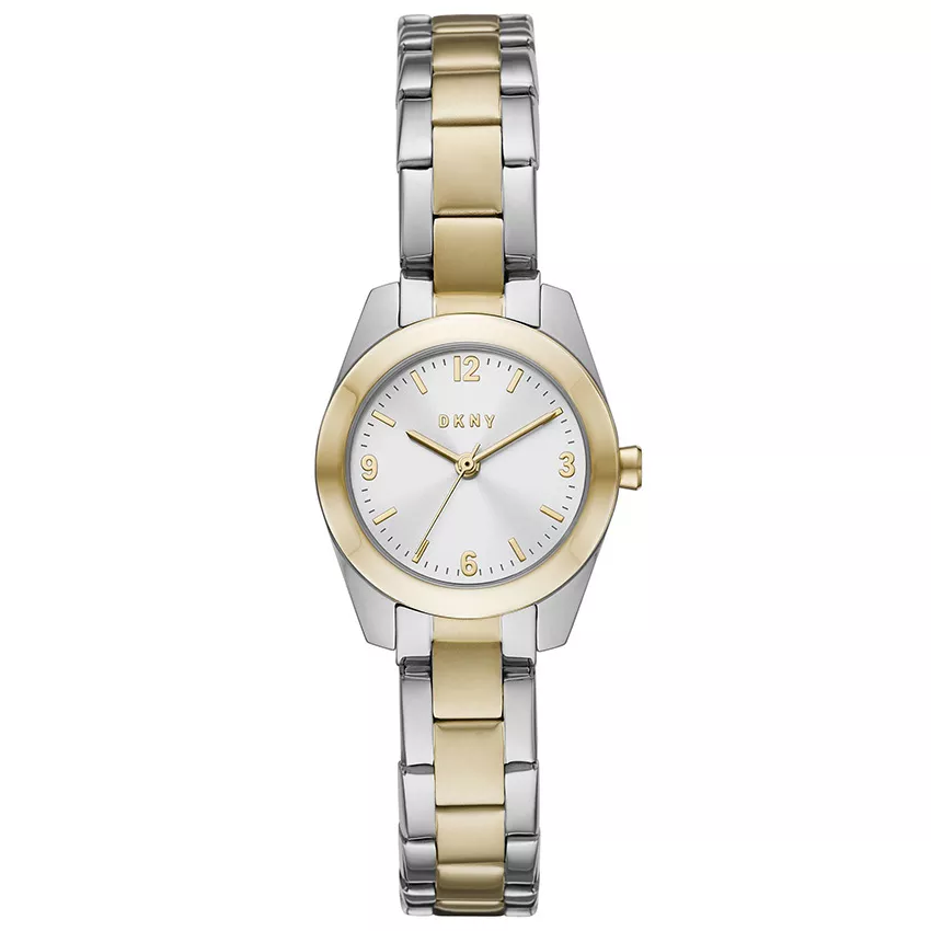 DKNY NY2922 Horloge Nolita staal zilver- en goudkleurig 26 mm