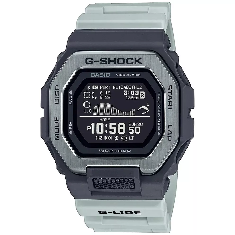 Casio GBX-100TT-8ER G-Shock Bluetooth, getijden 50 mm